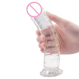 4 Kinds Size Super Suction Transparent Realistic Dildo Ball-free