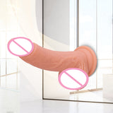 8.9 Inch Vibrating Wearable Strap-On Realistic Dildo Remote Control