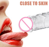 4 Kinds Size Super Suction Transparent Realistic Dildo Ball-free