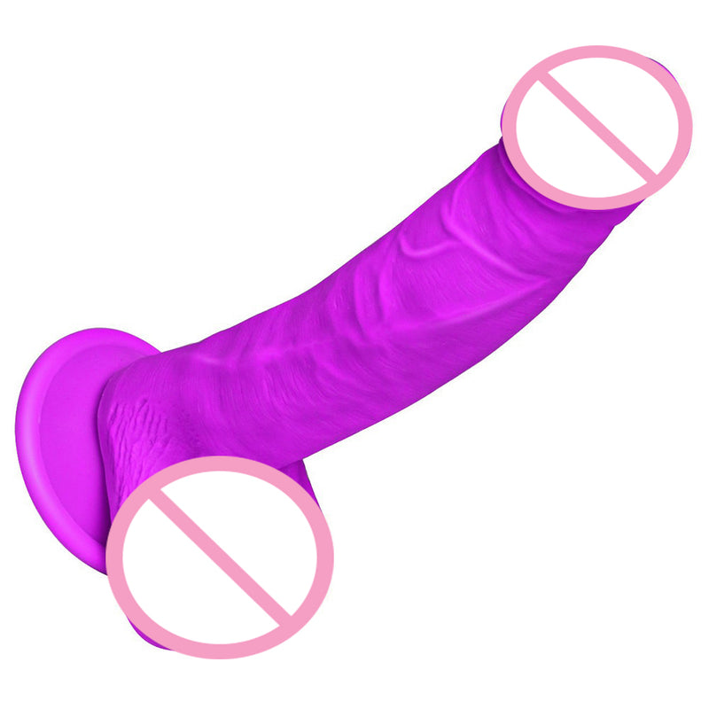 9.5 Inch Super Soft Liquid Realistic Silicone Dildo Lifelike Penis
