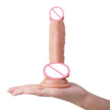 6.7 Inch Ultra-Soft Realistic Penis Dildo for Vagina Anal Play