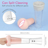 2 IN 1 Detachable Male Masturbation Cup Automatic 9-Suction Enlarger