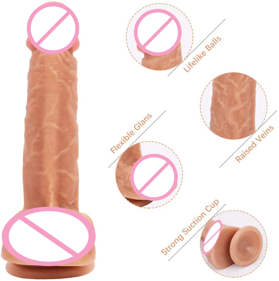 7 Inch Realistic G-Spot Dildo for Vaginal Anal Stimulation
