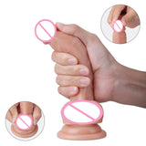 6.7 Inch Ultra-Soft Realistic Penis Dildo for Vagina Anal Play