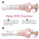 2 IN 1 Detachable Male Masturbation Cup Automatic 9-Suction Enlarger