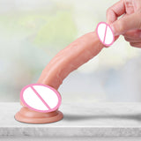 6.7 Inch Ultra-Soft Realistic Penis Dildo for Vagina Anal Play