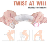 4 Kinds Size Super Suction Transparent Realistic Dildo Ball-free