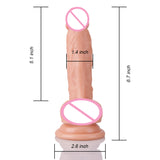 6.7 Inch Ultra-Soft Realistic Penis Dildo for Vagina Anal Play