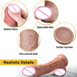 10 Inch big Waterproof Dual-Density Textured Realistic Silicone Dildo