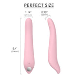9 Rotating Vibrating Patterns Silicone G-Spot Vibrator Tongue Licking