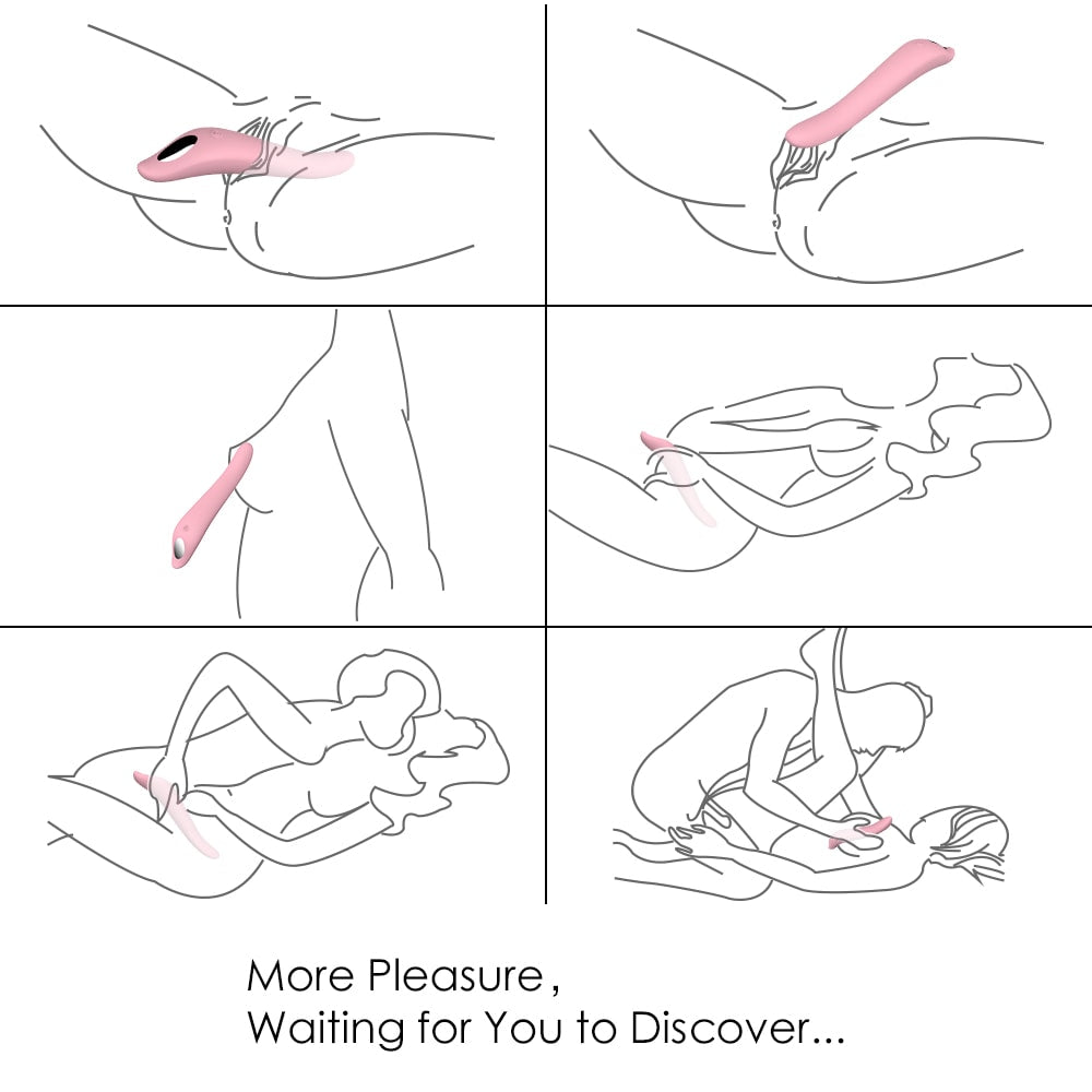 9 Rotating Vibrating Patterns Silicone G-Spot Vibrator Tongue Licking