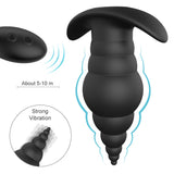 9-Mode Wareable Beads Anal Massager Wireless with Removable Bullet