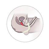 Silicone Dual Penis Ring Noctilucent Cock Ring for Erection Enhancing
