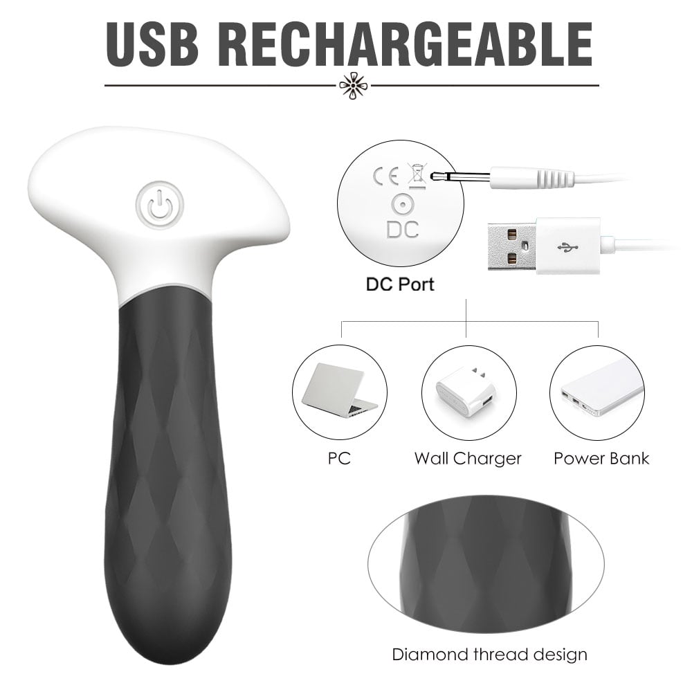 Wireless 9 Strong Vibrations Anal Plug Prostate Stimulator Bendable