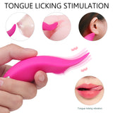 Rechargeable 9 Strong Stimulations Tongue Licking Butterfly Vibrator
