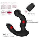 Prostate Massager Remote Control Vibrating Butt Plug 11+11 Modes