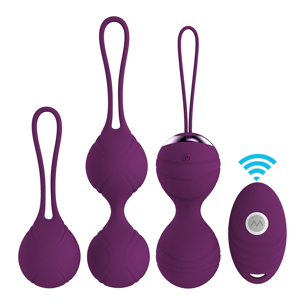 3 Weights Kegel Exercise Training Ben Wa Ball Kits For Women
