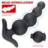 3 Sizes Anal Beads Trainer Set with Flared Base Prostate Sex Toys