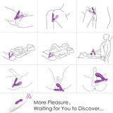 9 Speeds Wearable G Spot Clit Butterfly Vibrabor With Remote Control