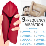Vibrating Handheld Male Masturbator Penis Glans Exercise 9 Patterns