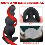3 Sizes Anal Beads Trainer Set with Flared Base Prostate Sex Toys