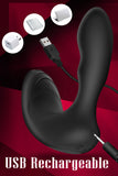 Male Vibrating Prostate Massager Anal Vibrator with 11x11 Stimulations