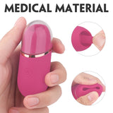 9 Function Clitoral Vibrator Tongue Licking Nipple Stimulator Mini Toy