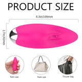 Rechargeable 9 Strong Stimulations Tongue Licking Butterfly Vibrator