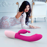 5 Modes 5 Speeds Rabbit Dildo Vibrator With Bunny Ears for Clit Stimulate