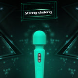 10 Modes Waterproof Silicone Wand Vibrator Perfect for Tension Relief