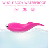 Rechargeable 9 Strong Stimulations Tongue Licking Butterfly Vibrator
