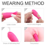 Finger Vibrator Sleeve With Detachable Bullet Nipple G-Spot Stimulate