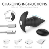 9-Mode Wareable Beads Anal Massager Wireless with Removable Bullet