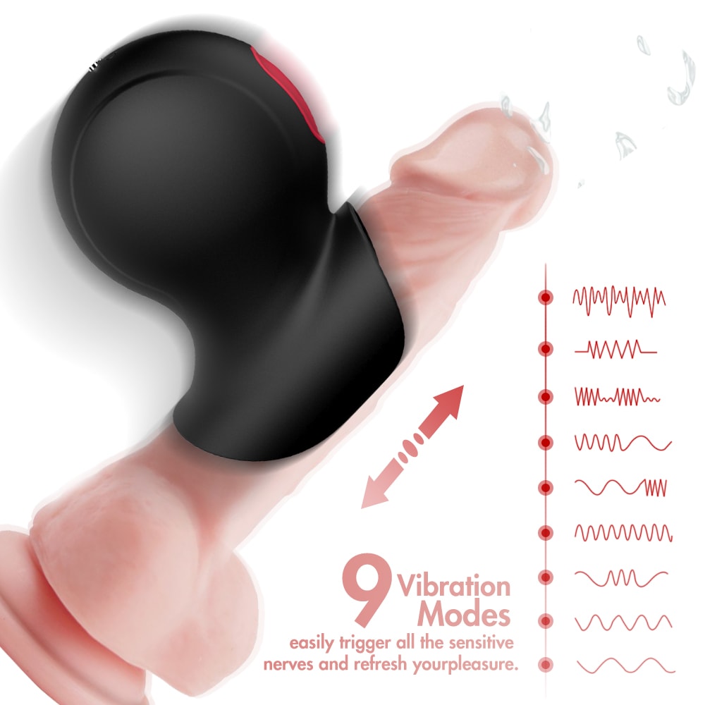 Powerful Vibrating Penis Stimulator Massager 9 Vibration Modes