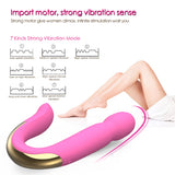 Rechargeable 7 Frequencies G-Spot Dildo Vibrator Clitoral Stimulation
