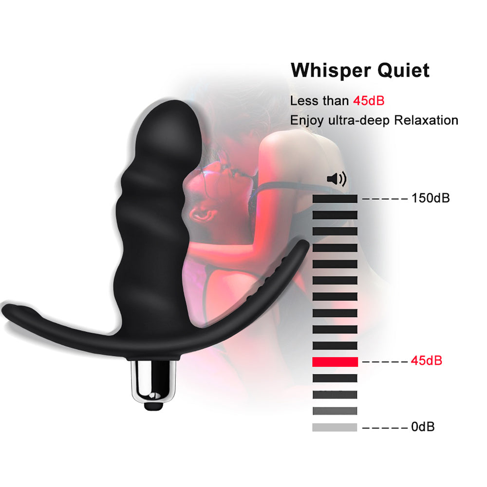 Prostate Anal Massager With Detachable Bullet Vibrator 16 Frequencies