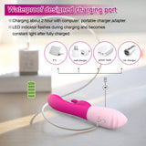 5 Modes 5 Speeds Rabbit Dildo Vibrator With Bunny Ears for Clit Stimulate