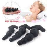 3 Sizes Anal Beads Trainer Set with Flared Base Prostate Sex Toys