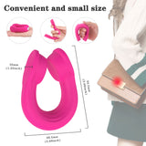 Headset Shape Silicone Penis Ring Vibrator Remote Control 9 Vibrations