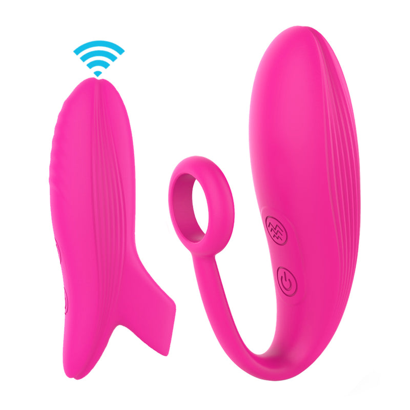 9-Frequency Bullet Egg with Finger Cover Vibrating Remote Control