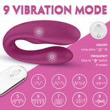 9 Intensities Rechargeable Couple Vibrator Clitoral Female Wareable