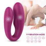 9 Intensities Rechargeable Couple Vibrator Clitoral Female Wareable