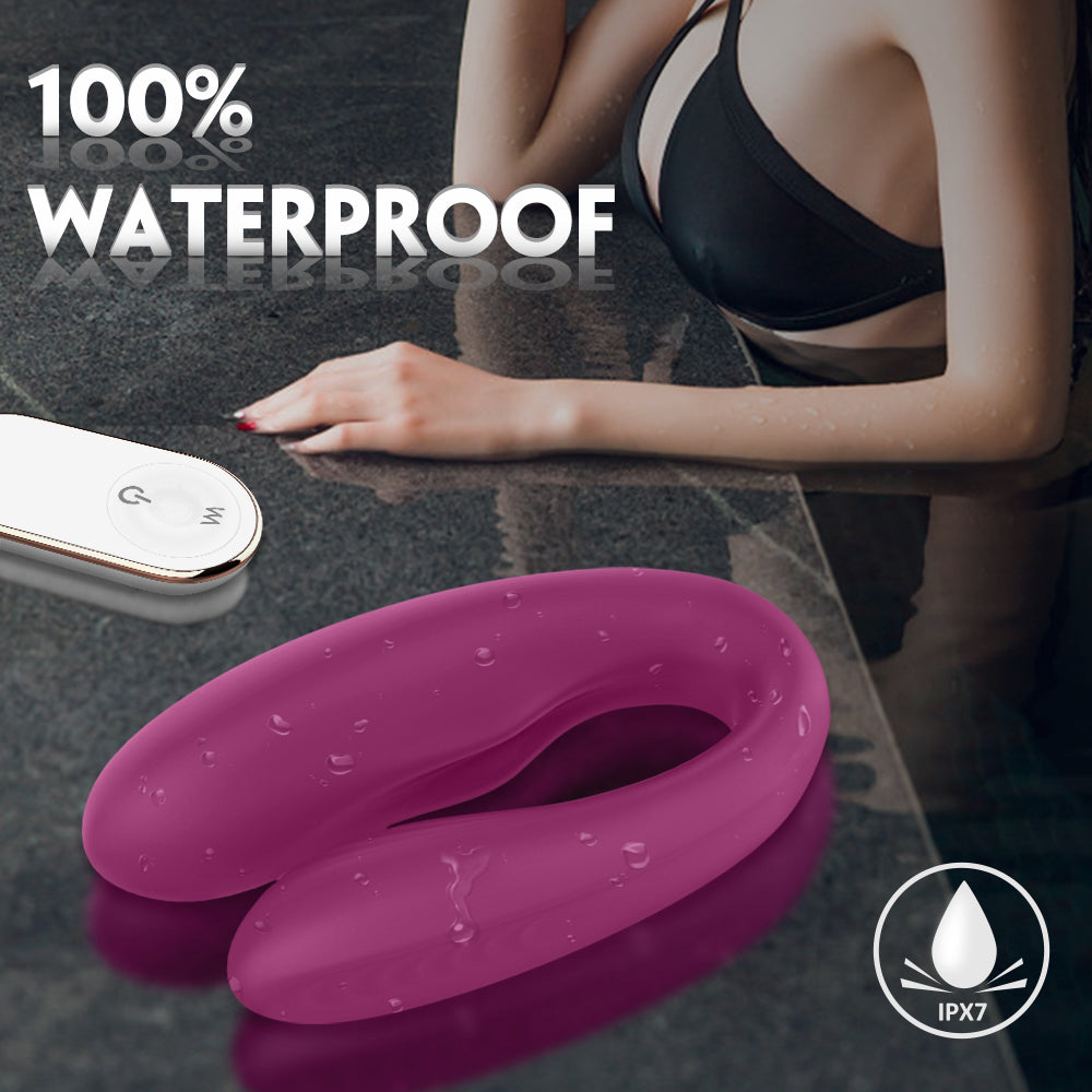 9 Intensities Rechargeable Couple Vibrator Clitoral Female Wareable