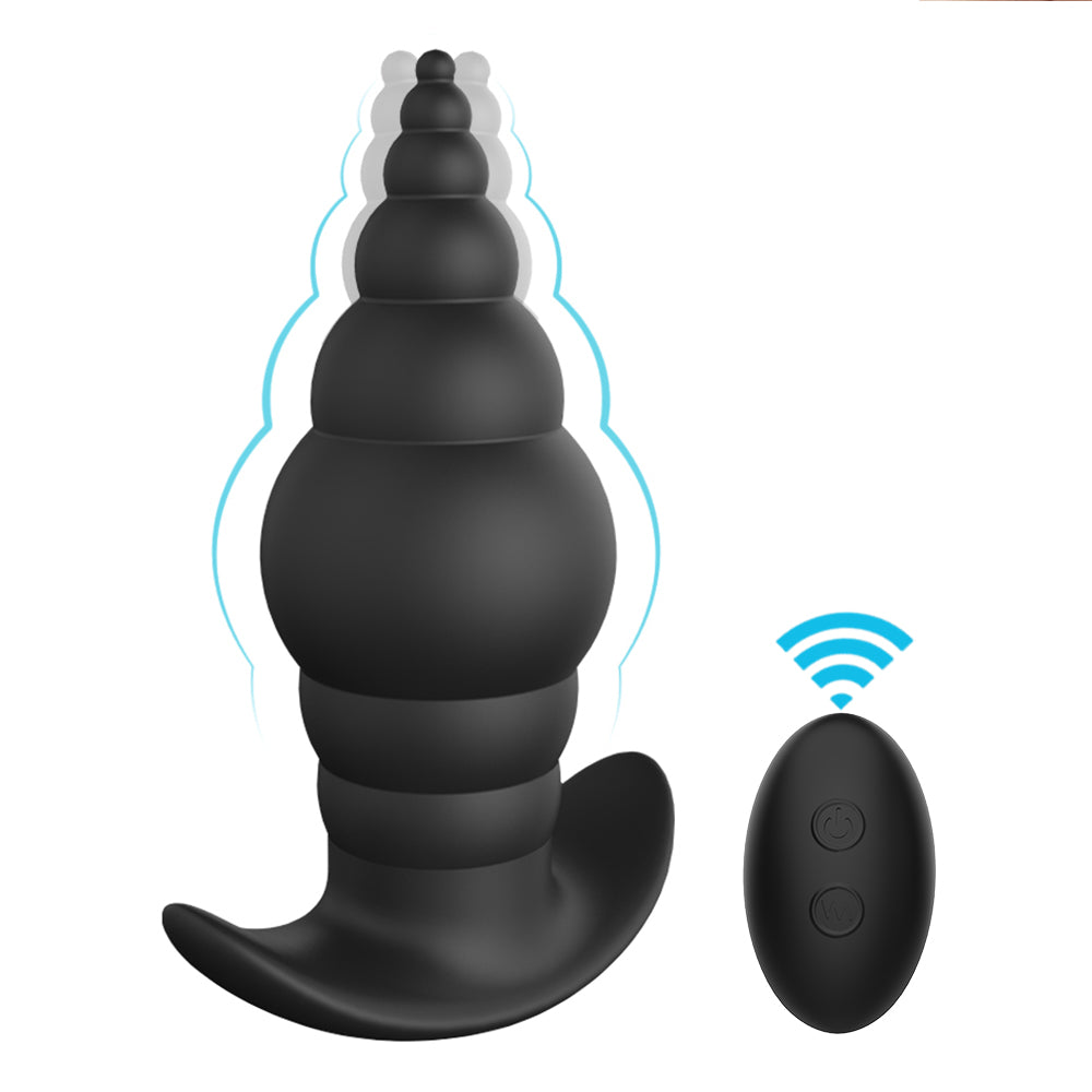 9-Mode Wareable Beads Anal Massager Wireless with Removable Bullet