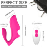 Finger Vibrator 9 Modes Dual Motors Clitoral G-Spot Stimulator Remote