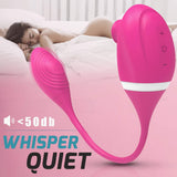 2 In 1 G-Spot & Clitoral Sucking Vibrator With Vibrating Egg