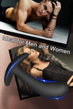 3 Sizes Wearable Anal Plugs Training Set with Flared Base Curved Shaft