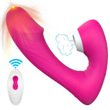 Clitoral Sucking Dildo Vibrator G Spot 9 Vibration & Suction Modes