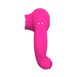 Couple Vibrator With Cock Ring And Clitoris Licking Stimulator 7 Modes