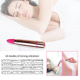 Bullet Vibrator 16 Vibrations with Spiral pattern Tip for Stimulation